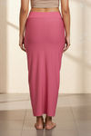 Zivame All Day Flared Mermaid Reversible Saree Shapewear - Pink Flame N Roebuk — thumbnail 4